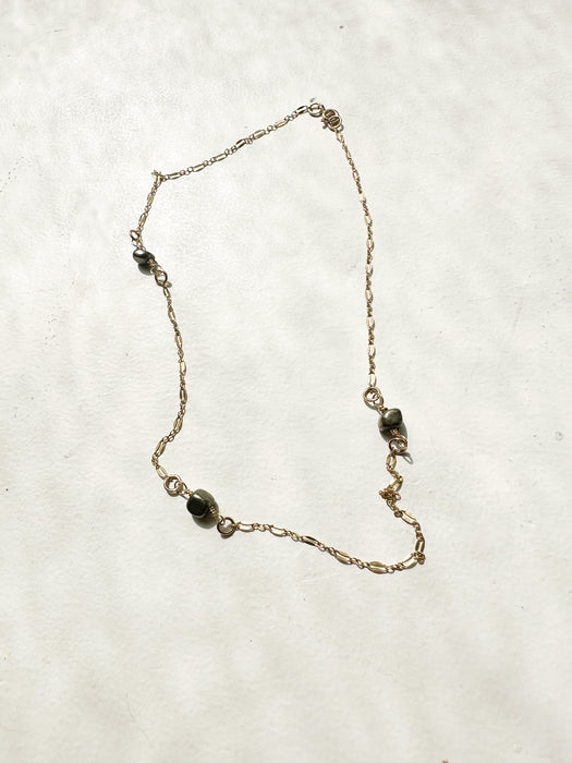 Solar Pyrite Necklace